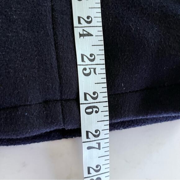 Carrement Beau girls designer navy wool blend pea coat size 10 - Picture 7 of 9